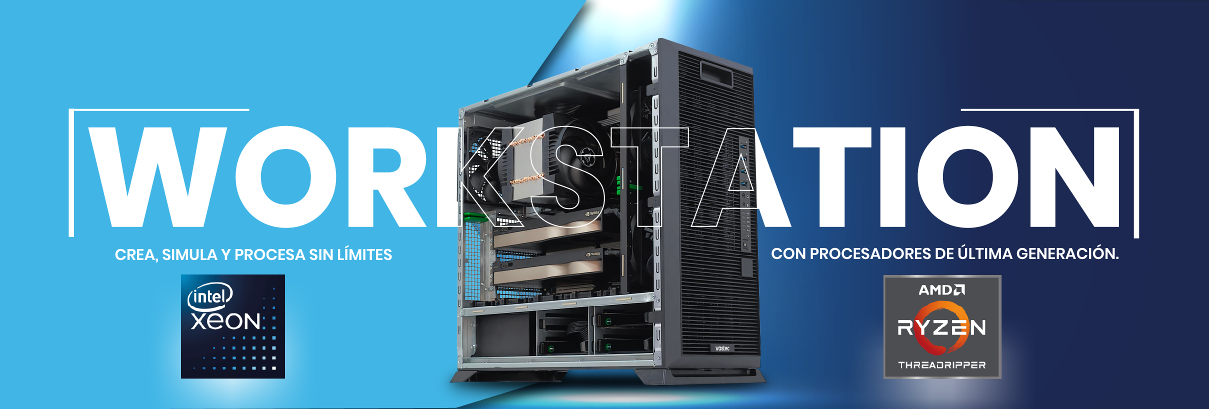 workstation vastec intel threadripper